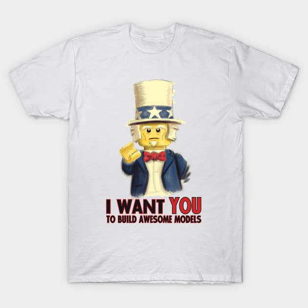 Uncle Sam Lego T Shirt TeePublic
